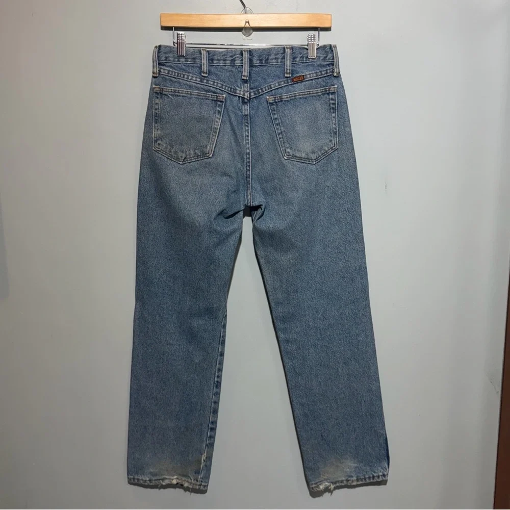 Men's Rustler Straight Leg Jeans Size 31x30 - Picture 2 of 5